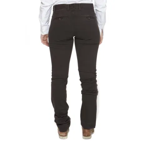 PANTALON FEMME GANT MARRON - GANT