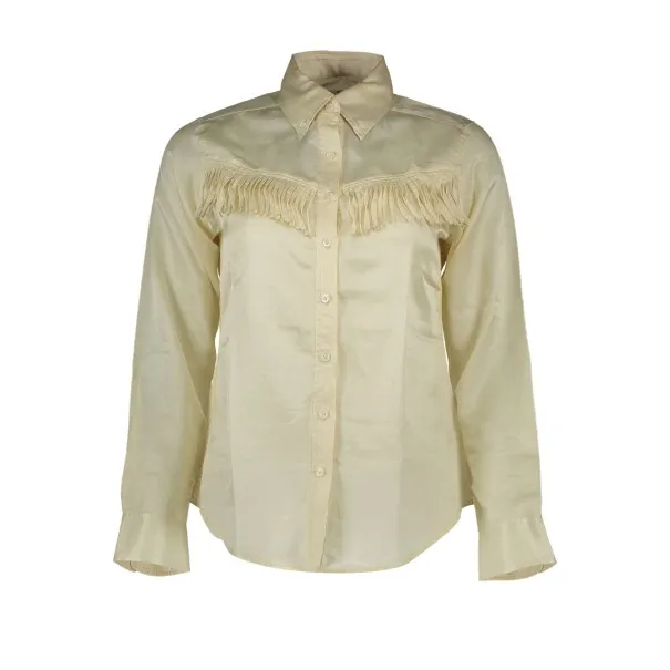 GANT CHEMISE FEMME MANCHES LONGUES BEIGE - GANT