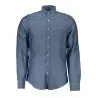 CHEMISE HOMME GANT BLEUE À MANCHES LONGUES - GANT