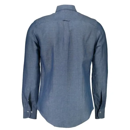 CHEMISE HOMME GANT BLEUE À MANCHES LONGUES - GANT