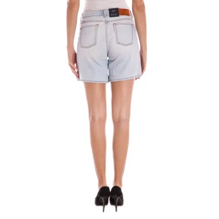 GANT JEANS SHORT FEMME BLEU CLAIR - GANT