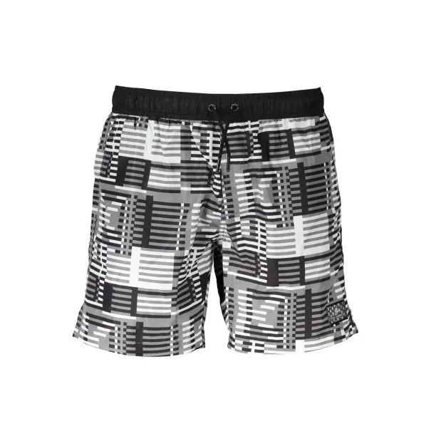MAILLOT DE BAIN KARL LAGERFELD BEACHWEAR PARTS UNDER HOMME NOIR - KARL LAGERFELD BEACHWEAR