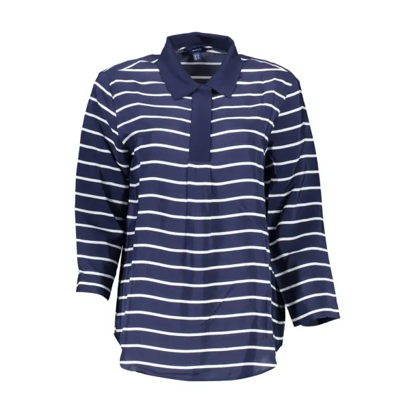 POLO FEMME GANT BLEU MANCHES 3/4 - GANT