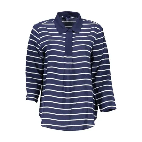 POLO FEMME GANT BLEU MANCHES 3/4 - GANT