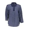 POLO FEMME GANT BLEU MANCHES 3/4 - GANT