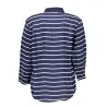 POLO FEMME GANT BLEU MANCHES 3/4 - GANT