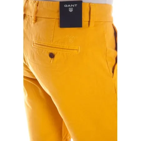 PANTALON BERMUDA HOMME GANT JAUNE - GANT