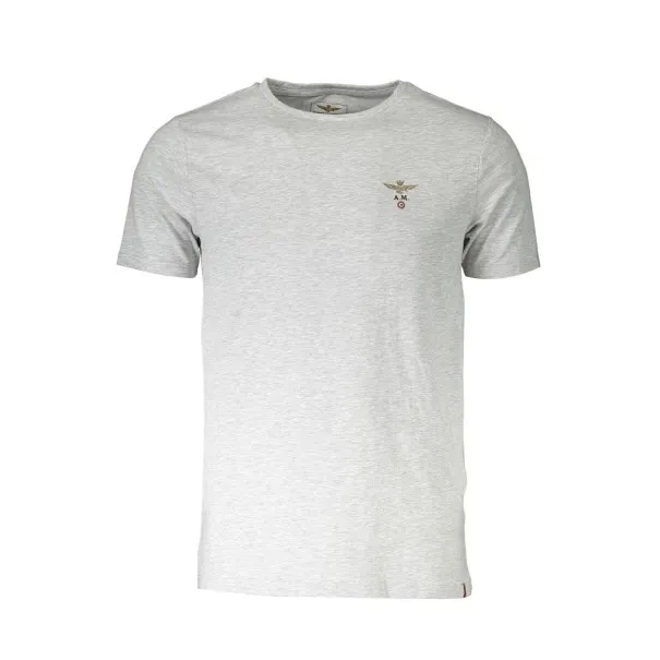 T-SHIRT EXTÉRIEUR GRIS HOMME AERONAUTICA MILITARE - AERONAUTICA MILITARE