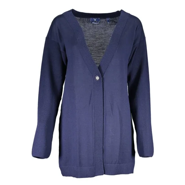 GANT CARDIGAN FEMME BLEU - GANT