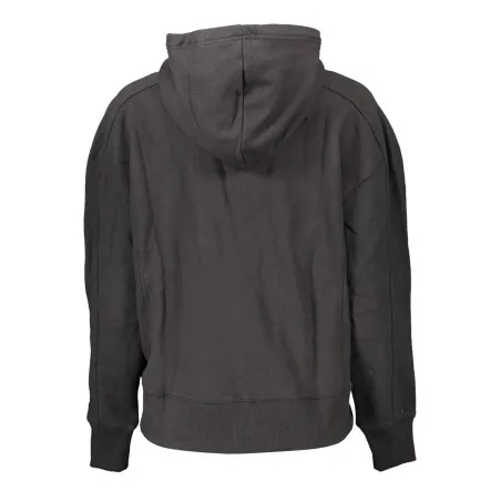 CALVIN KLEIN SWEAT SANS ZIP FEMME NOIR - CALVIN KLEIN