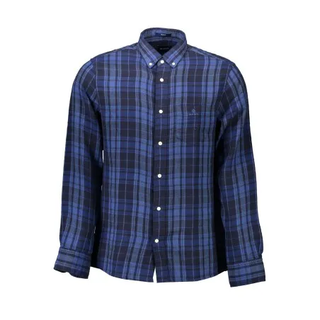 CHEMISE HOMME GANT BLEUE À MANCHES LONGUES - GANT
