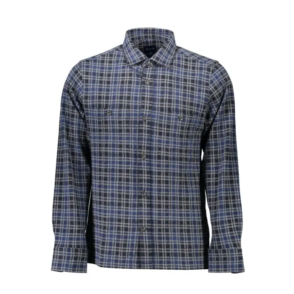 CHEMISE HOMME GANT BLEUE À MANCHES LONGUES - GANT
