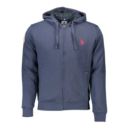 Sweat-shirt zippé bleu pour homme US POLO ASSN. - U.S. POLO ASSN