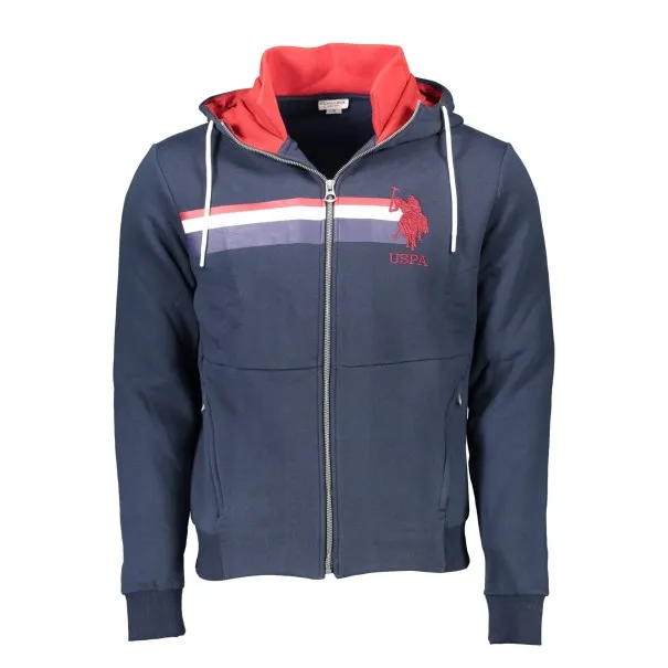 Sweat-shirt zippé bleu pour homme US POLO ASSN. - U.S. POLO ASSN