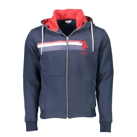 Sweat-shirt zippé bleu pour homme US POLO ASSN. - U.S. POLO ASSN