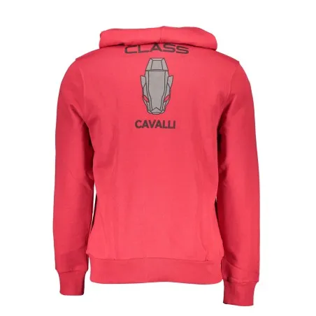 CAVALLI CLASS SWEAT SANS ZIP HOMME ROUGE - CAVALLI CLASS