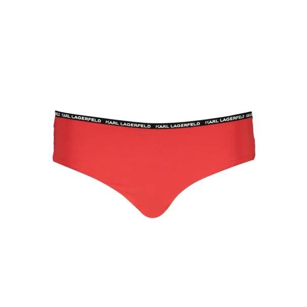 KARL LAGERFELD PARTIE COSTUME DESSOUS FEMME ROUGE - KARL LAGERFELD BEACHWEAR
