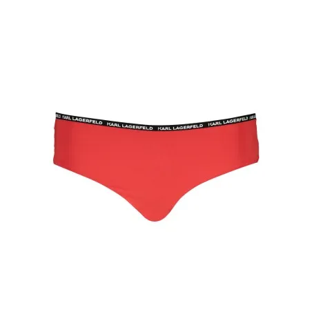 KARL LAGERFELD PARTIE COSTUME DESSOUS FEMME ROUGE - KARL LAGERFELD BEACHWEAR