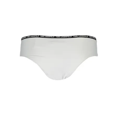 KARL LAGERFELD MAILLOT DE BAIN PARTIE SOUS FEMME BLANCHE - KARL LAGERFELD BEACHWEAR