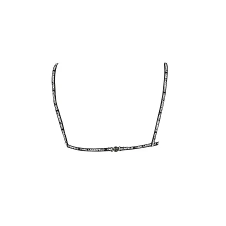 KARL LAGERFELD MAILLOT DE BAIN PIÈCES AU-DESSUS FEMME NOIR - KARL LAGERFELD BEACHWEAR