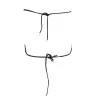 KARL LAGERFELD MAILLOT DE BAIN PIÈCES AU-DESSUS FEMME NOIR - KARL LAGERFELD BEACHWEAR