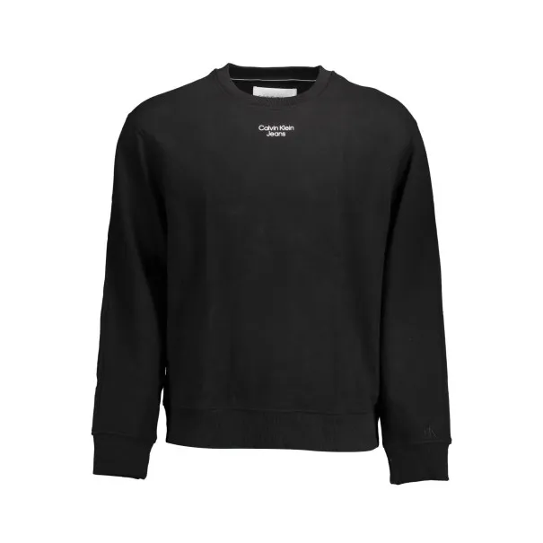 CALVIN KLEIN SWEAT SANS ZIP HOMME NOIR - CALVIN KLEIN