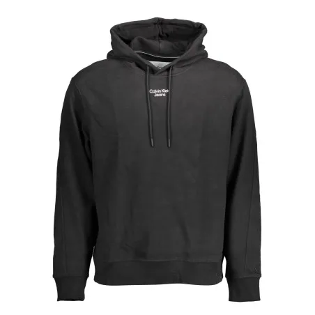 CALVIN KLEIN SWEAT SANS ZIP HOMME NOIR - CALVIN KLEIN