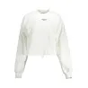 CALVIN KLEIN SWEAT SANS ZIP FEMME BLANC - CALVIN KLEIN