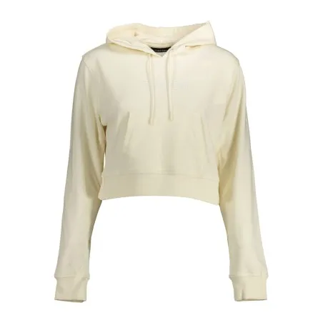 CALVIN KLEIN SWEAT SANS ZIP FEMME BLANC - CALVIN KLEIN