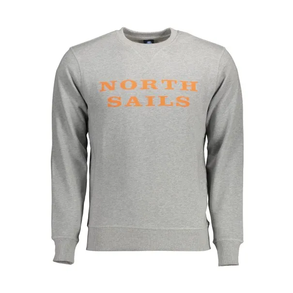 NORTH SAILS SWEAT SANS ZIP HOMME GRIS - NORTH SAILS