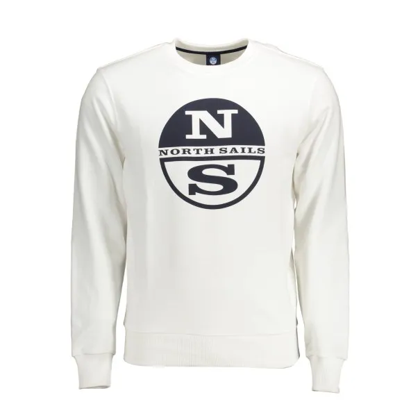 NORTH SAILS SWEAT SANS ZIP HOMME BLANC - NORTH SAILS