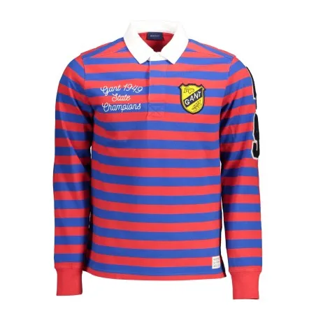 POLO HOMME GANT ROUGE À MANCHES LONGUES - GANT