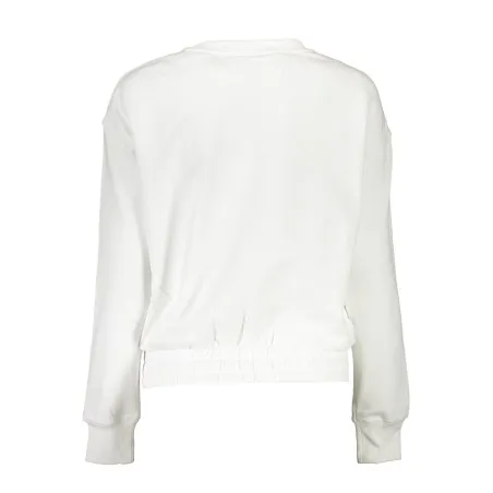 CALVIN KLEIN SWEAT SANS ZIP FEMME BLANC - CALVIN KLEIN