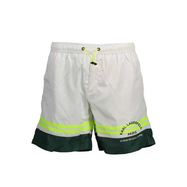 KL22MBS03_BIANCO_WHITE - KARL LAGERFELD BEACHWEAR