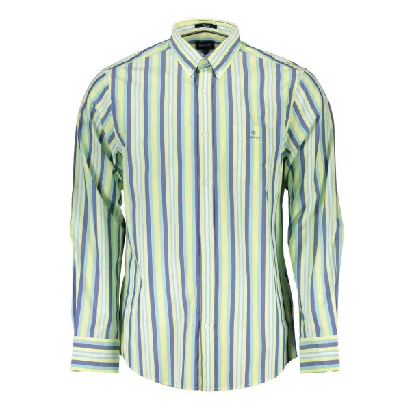 GANT CHEMISE HOMME JAUNE À MANCHES LONGUES - GANT