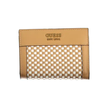 GUESS JEANS PORTEFEUILLE FEMME MARRON - GUESS JEANS