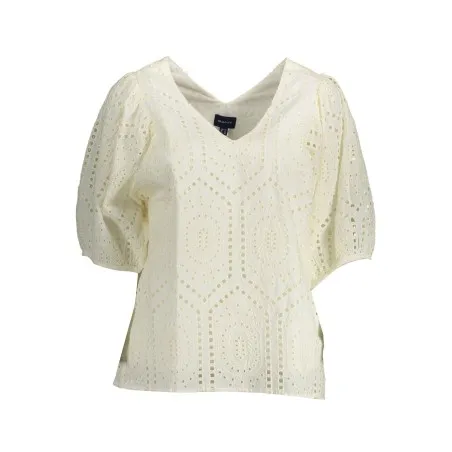 GANT T-SHIRT MANCHES COURTES FEMME BLANC - GANT