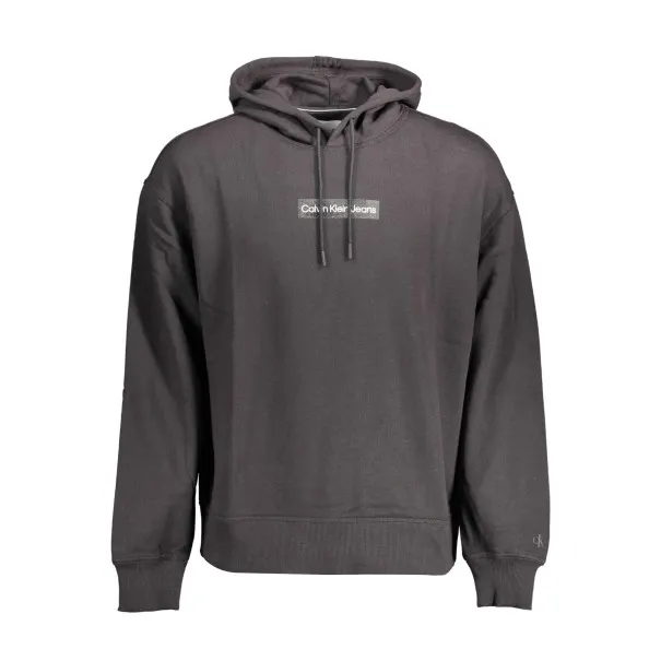 CALVIN KLEIN SWEAT SANS ZIP HOMME NOIR - CALVIN KLEIN