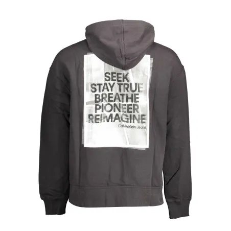 CALVIN KLEIN SWEAT SANS ZIP HOMME NOIR - CALVIN KLEIN