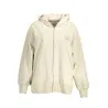CALVIN KLEIN SWEAT AVEC ZIP FEMME BEIGE - CALVIN KLEIN