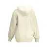 CALVIN KLEIN SWEAT AVEC ZIP FEMME BEIGE - CALVIN KLEIN