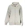 CALVIN KLEIN SWEAT AVEC ZIP FEMME GRIS - CALVIN KLEIN