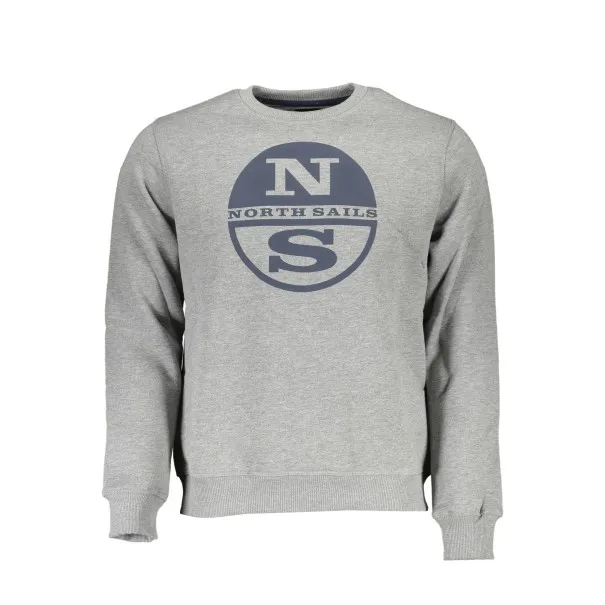 SWEAT-SHIRT HOMME NORTH SAILS GRIS SANS ZIP - NORTH SAILS