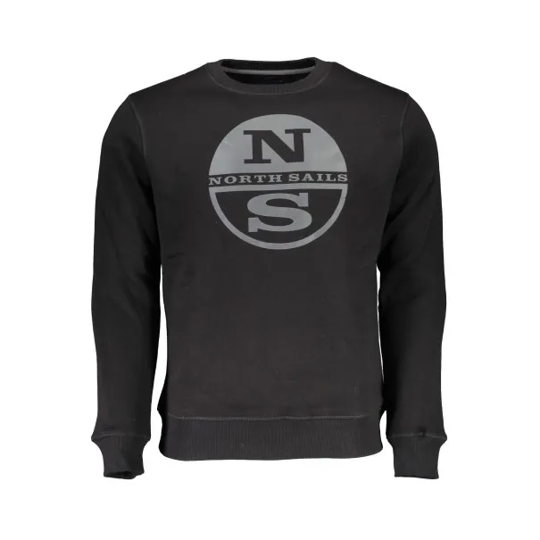 SWEAT-SHIRT HOMME NOIR SANS ZIP NORTH SAILS - NORTH SAILS