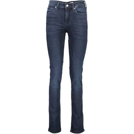 CALVIN KLEIN JEANS EN DENIM POUR FEMME BLEU - CALVIN KLEIN