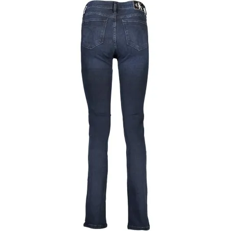 CALVIN KLEIN JEANS EN DENIM POUR FEMME BLEU - CALVIN KLEIN