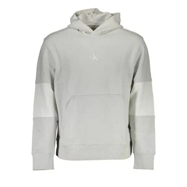 CALVIN KLEIN SWEAT SANS ZIP GRIS HOMME - CALVIN KLEIN