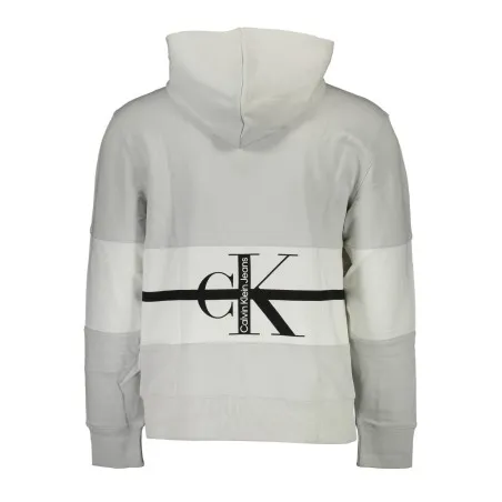 CALVIN KLEIN SWEAT SANS ZIP GRIS HOMME - CALVIN KLEIN