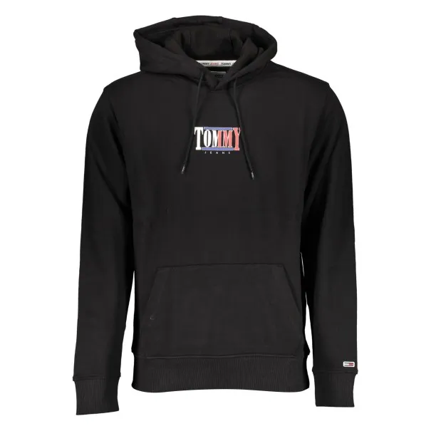 TOMMY HILFIGER SWEAT SANS ZIP NOIR HOMME - TOMMY HILFIGER