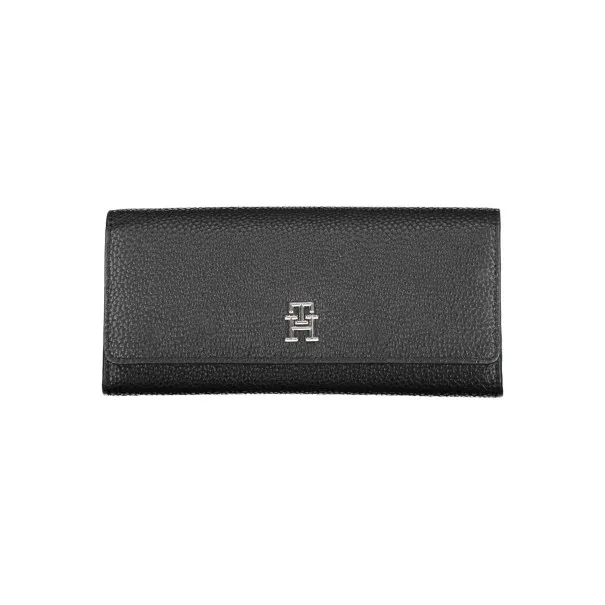 PORTEFEUILLE FEMME TOMMY HILFIGER NOIR - TOMMY HILFIGER